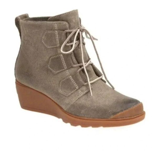 Sorel Boots Women’s 9 Toronto Lace Up Wedge - Picture 1 of 8
